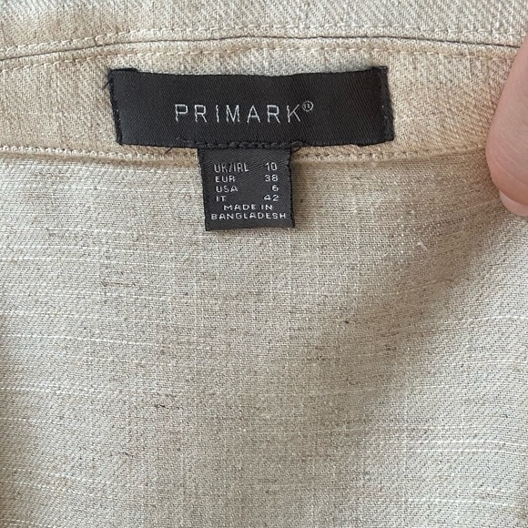 Linen Blend Elongated Double Breasted Blazer - Picture 8 of 13